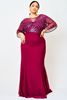 Picture of PLUS SIZE SEQUINS EVENING DRESs